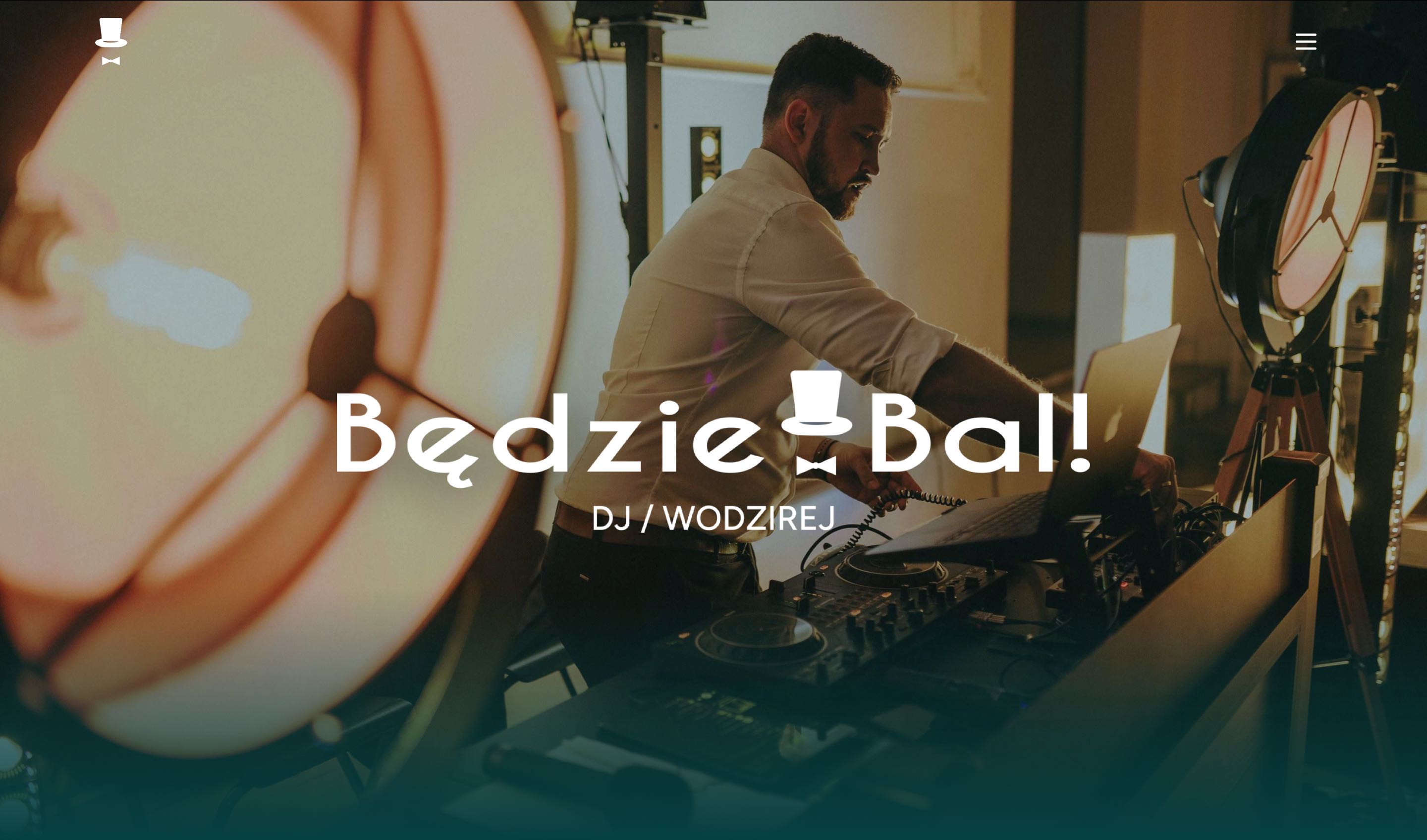 Strona internetowa dla Będzie Bal - tworzenie stron www